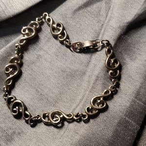Silvertone bracelet